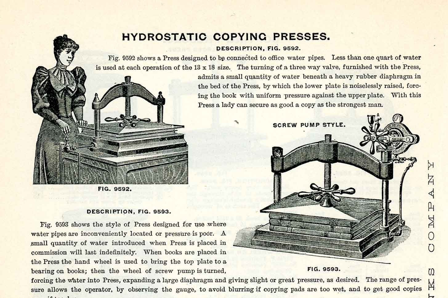 Book press Type I, Book presses