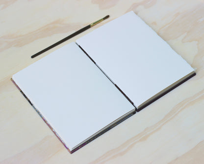 in bloom watercolor sketchbook