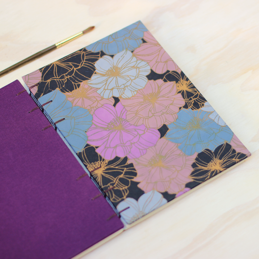 in bloom watercolor sketchbook