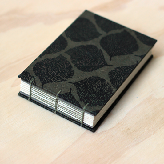 leaves watercolor sketchbook