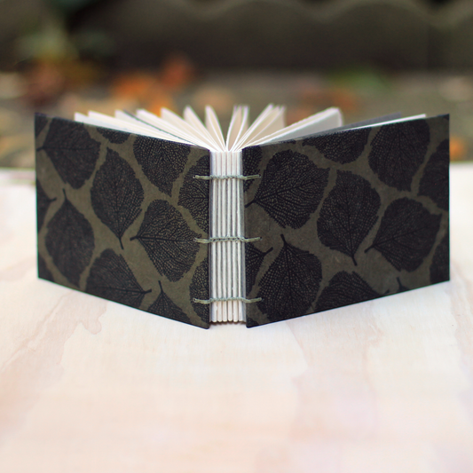 leaves watercolor sketchbook