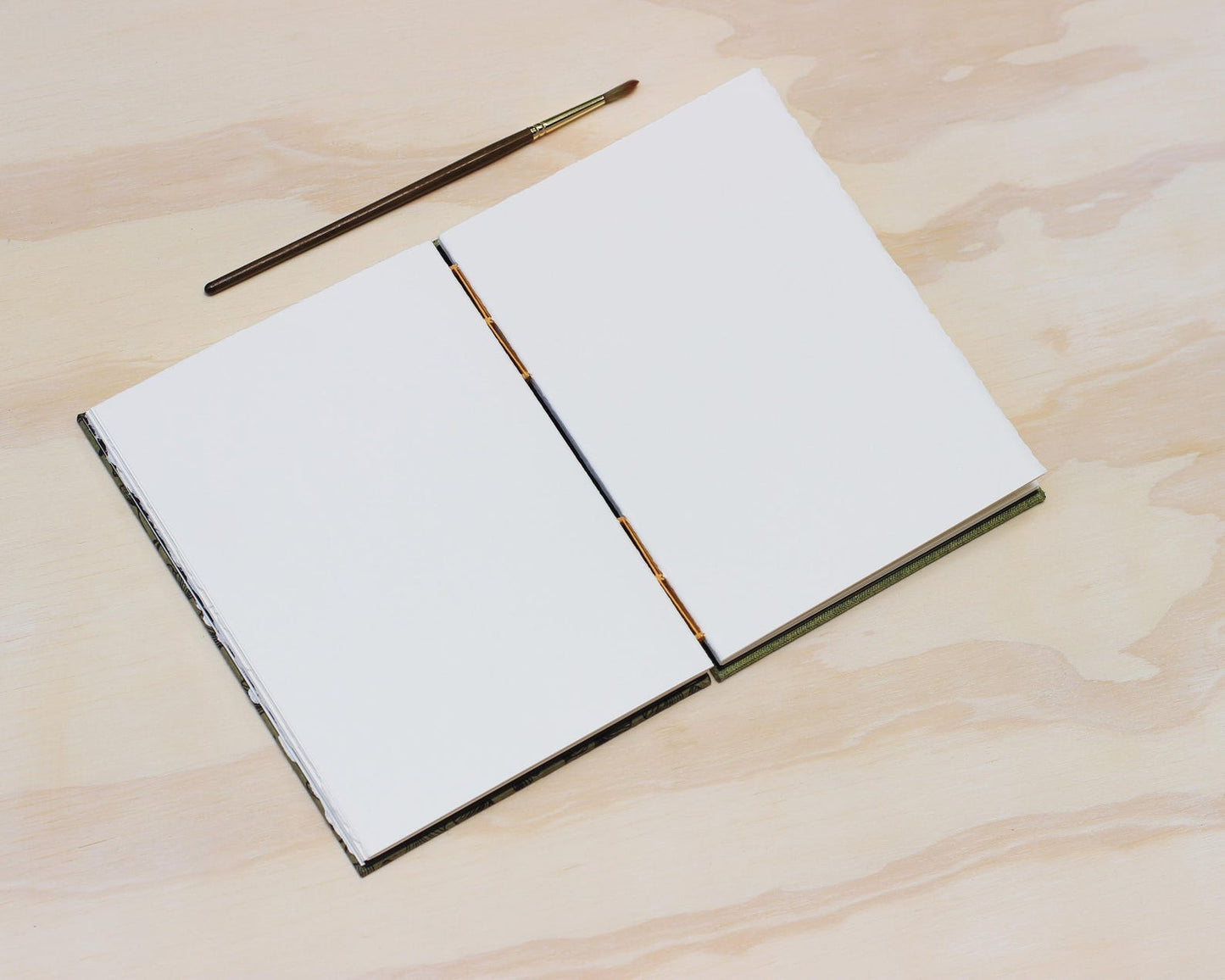 ginkgo leaf watercolor sketchbook