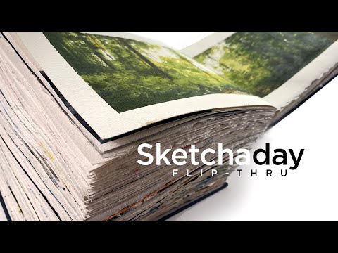 Load and play video in Gallery viewer, the sketch-a-day
