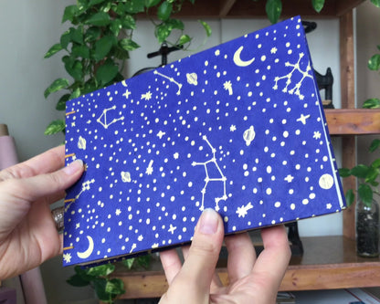 celestial watercolor sketchbook